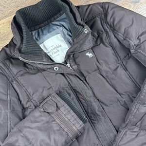 Abercrombie &‎ Fitch Women's Jacket Size M Brown NO HOOD
